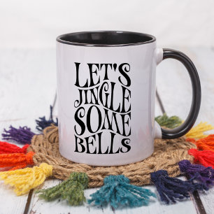 Taza Vamos a sonar algunos campanillas divertida Navida
