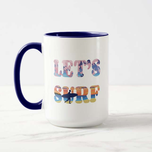 Taza Vamos a surfear (Izquierda)