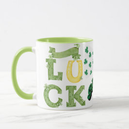 Taza Vamos a volvernos verdes". Lucky St. Patrick's Day