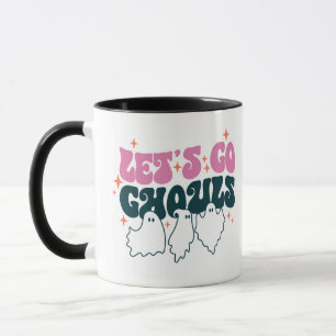 Taza Vamos Ghouls Stars White Halloween
