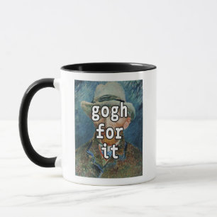 Taza Vamos por ello divertido Vincent Van Gogh Meme