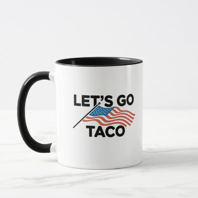Taza Vamos TACO Trump siempre se ríe (Izquierda)
