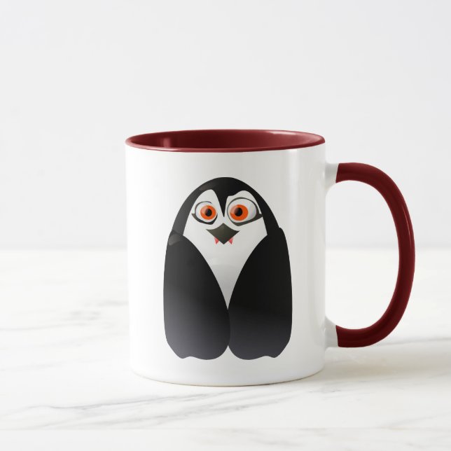 Taza Vampenguin - pingüino lindo del vampiro (Derecha)