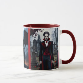 Taza Vampiro Romance Dark Fantasy Nombre café