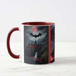 Taza Vampiro Romance Dark Fantasy Nombre café