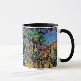 Taza Van Gogh - Árboles en el jardín del Hospital de Sa