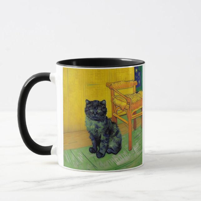 Taza Van Gogh Black Cat (Izquierda)