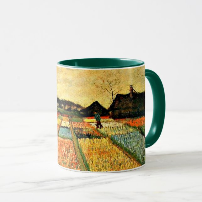Taza Van Gogh - Camas de flores en Holanda (Anverso derecho)