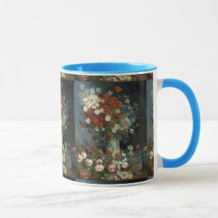 Taza Van Gogh con flores y Rosas praderas