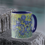 Taza Van Gogh Irises Vintage Floral<br><div class="desc">This is from the oil painting "Irises" done in 1889 by Dutch post- impressionist artist Vincent Willem van Gogh (1853-1890).</div>