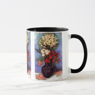 Taza Van Gogh - Jarrón con claveles y otras flores