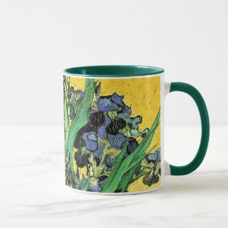 Taza Van Gogh - Jarrón con Lirios de Fondo Amarillo