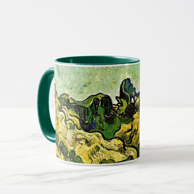 Taza Van Gogh - Paisaje de montaña en Saint-Remy (Anverso izquierdo)