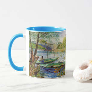 Taza Van Gogh pescando en primavera, Pont de Clichy