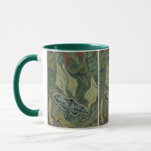 Taza Van Gogh Polilla Pavón Gigante Arte de Naturaleza 