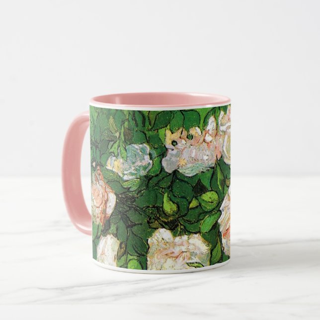 Taza Van Gogh - rosas rosas rosas (Anverso izquierdo)