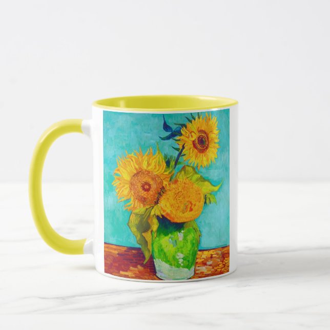 Taza Van Gogh Sunflowers (Izquierda)