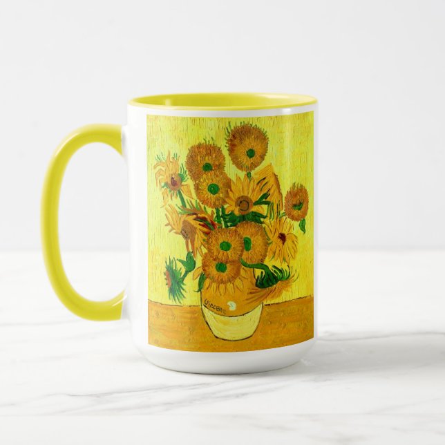 Taza Van Gogh Sunflowers (Izquierda)