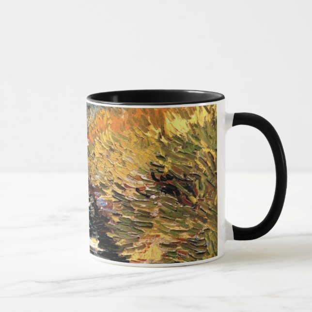 Taza Van Gogh - Una Carretera En Saint-Remy Con Figura  (Derecha)