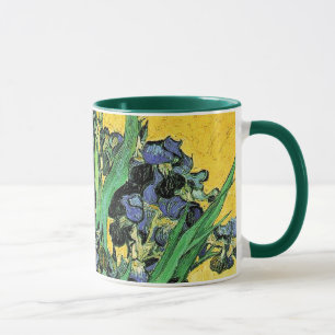Taza Van Gogh - Vase con fondo amarillo irlandés