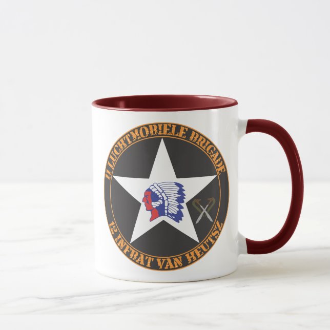 Taza Van Heutsz 11 Luchtmobiel mok (Derecha)