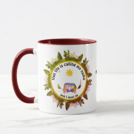 Taza VAN LIFE LLAMA A MI NOMBRE Personalizado CARAVAN C