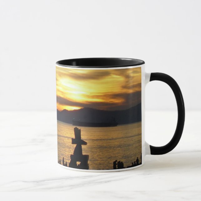 Taza Vancouver BC Canada Café Cups Mugs & Glasses (Derecha)