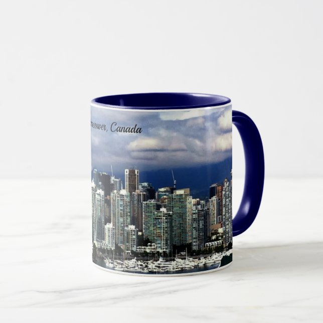 Taza Vancouver, horizonte de Canadá (Anverso derecho)