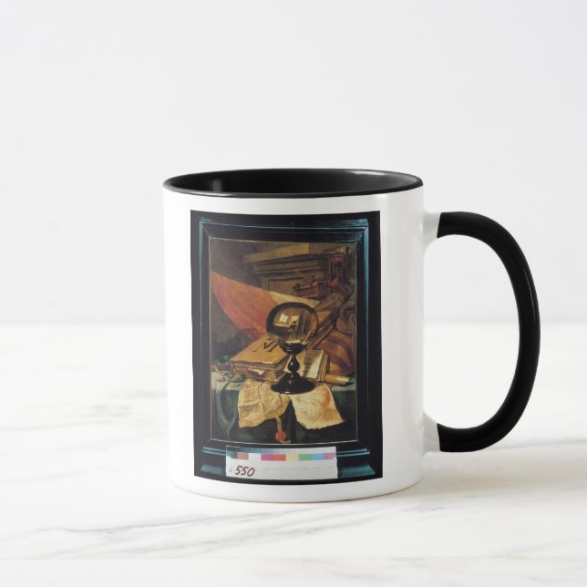 Taza Vanitas con una bola de cristal (Derecha)