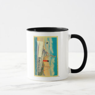 Taza Vapor "Catalina" en la isla de Santa Catalina