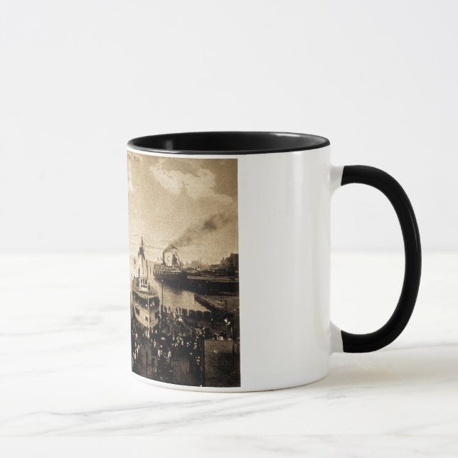 Taza Vapores de la excursión, Detroit, Michigan - (Derecha)