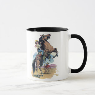Taza Vaquera en caballo