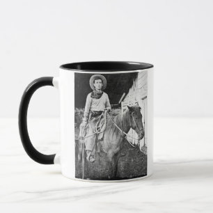 Taza Vaquero americano en Kansas, c.1880 (foto de b/w)