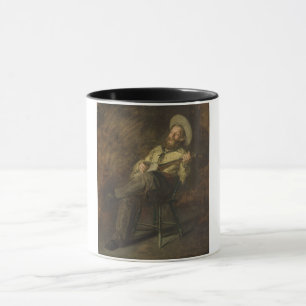 Taza Vaquero jugando el banjo y cantando música country