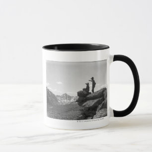 Taza Vaqueros en un canto