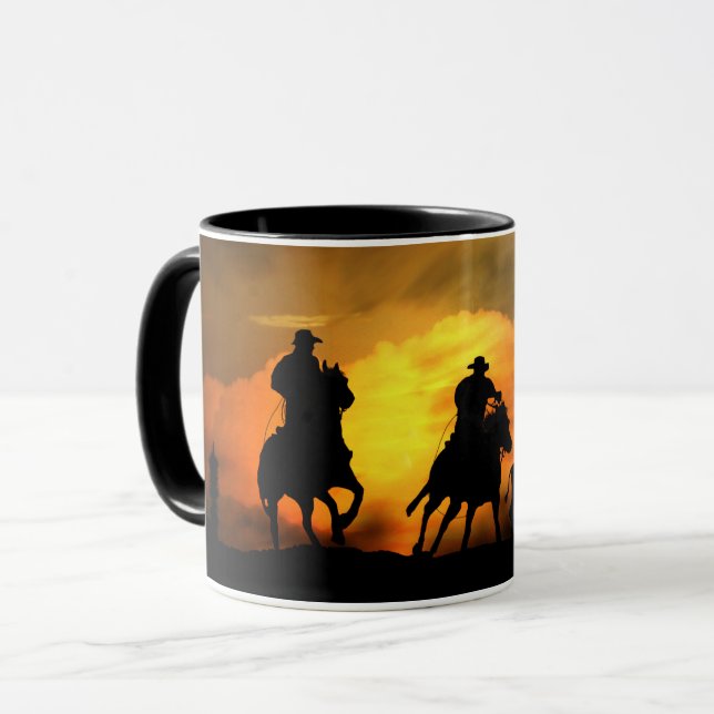 Taza Vaqueros y Vaqueros del Suroeste de la Sunset (Anverso izquierdo)