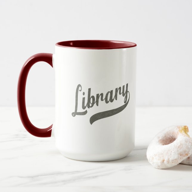 Taza Variedad aleatoria - Biblioteca (Con donut)