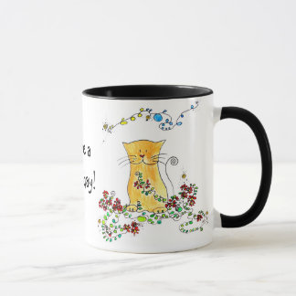 Taza vaso de felino