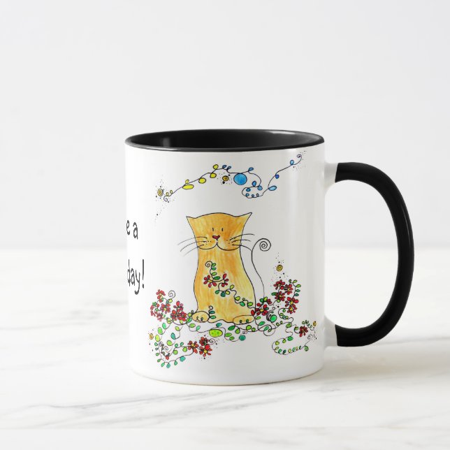 Taza vaso de felino (Derecha)