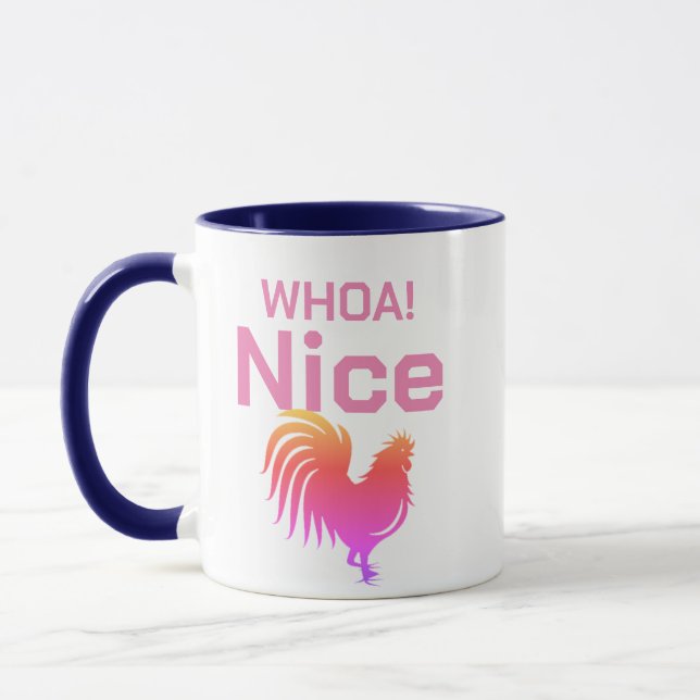 Taza ¡Vaya! Bonito Cock Hung, Divertido Valentine Suges (Izquierda)