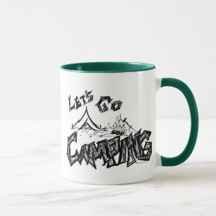 Taza Vayamos diseño al aire libre que acampa