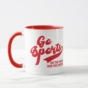 Taza Ve a Deportes Haz La Cosa Ganar Los Puntos amante