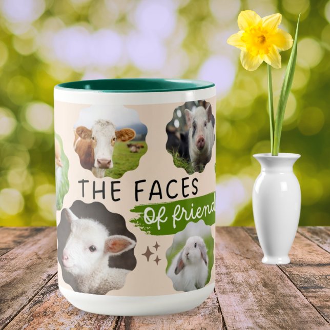 Taza Vegan Faces of Friends Coffee Mug (Subido por el creador)