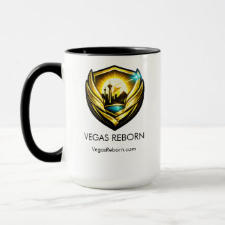 Taza Vegas Reborn Gold Crest 15 oz Combo