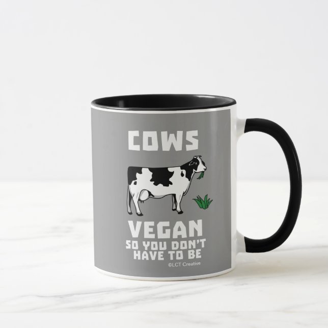Taza Vegetan Vacas para que no tengas que ser (Derecha)