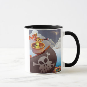 Taza Vela con piratas