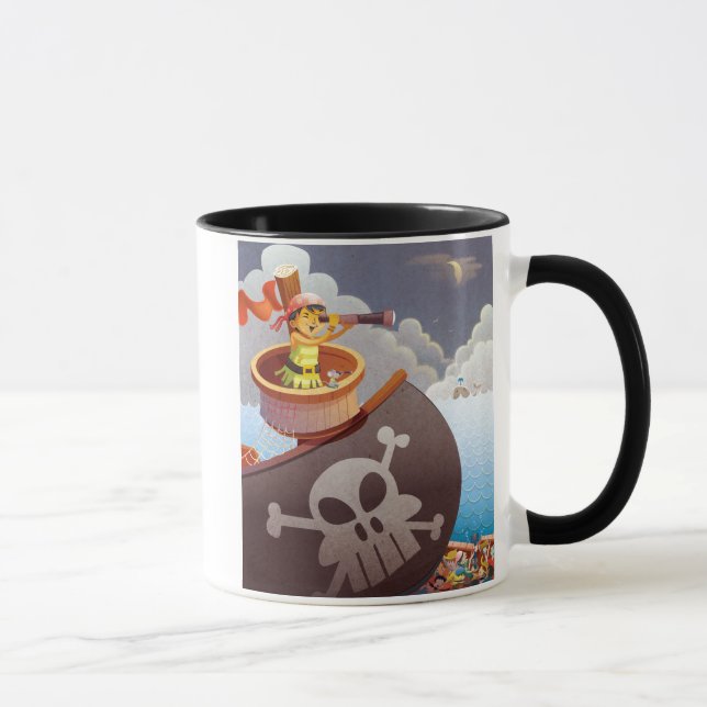 Taza Vela con piratas (Derecha)