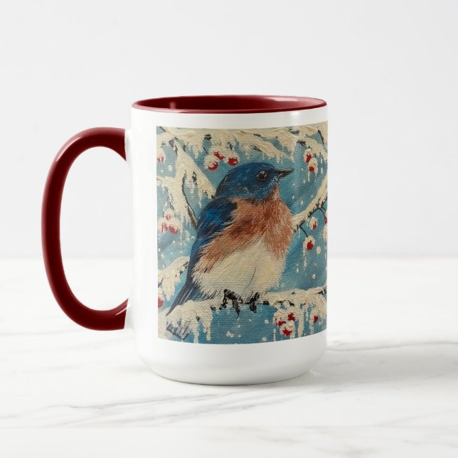 Taza Vela de Snowberry Blue (Izquierda)