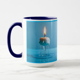 Taza Vela flotante elegante