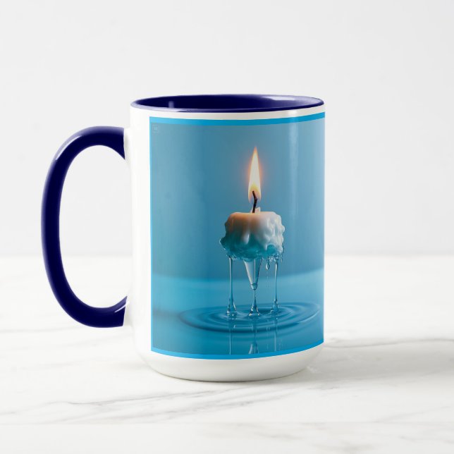 Taza Vela flotante elegante (Izquierda)